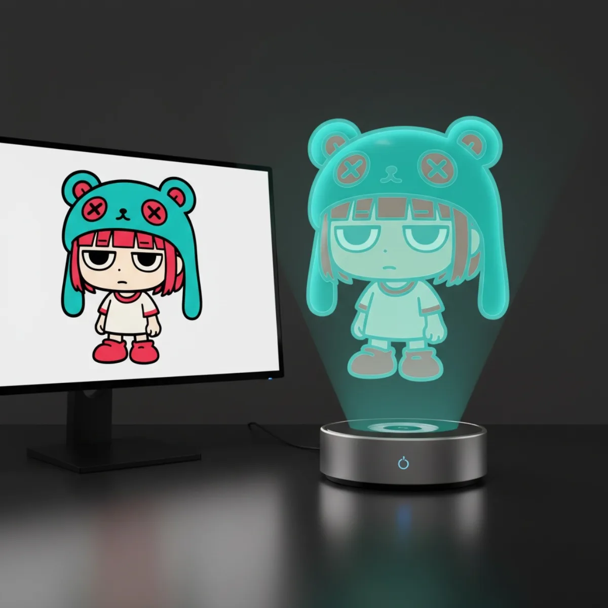 Ultra Realistic Holographic Character Projection