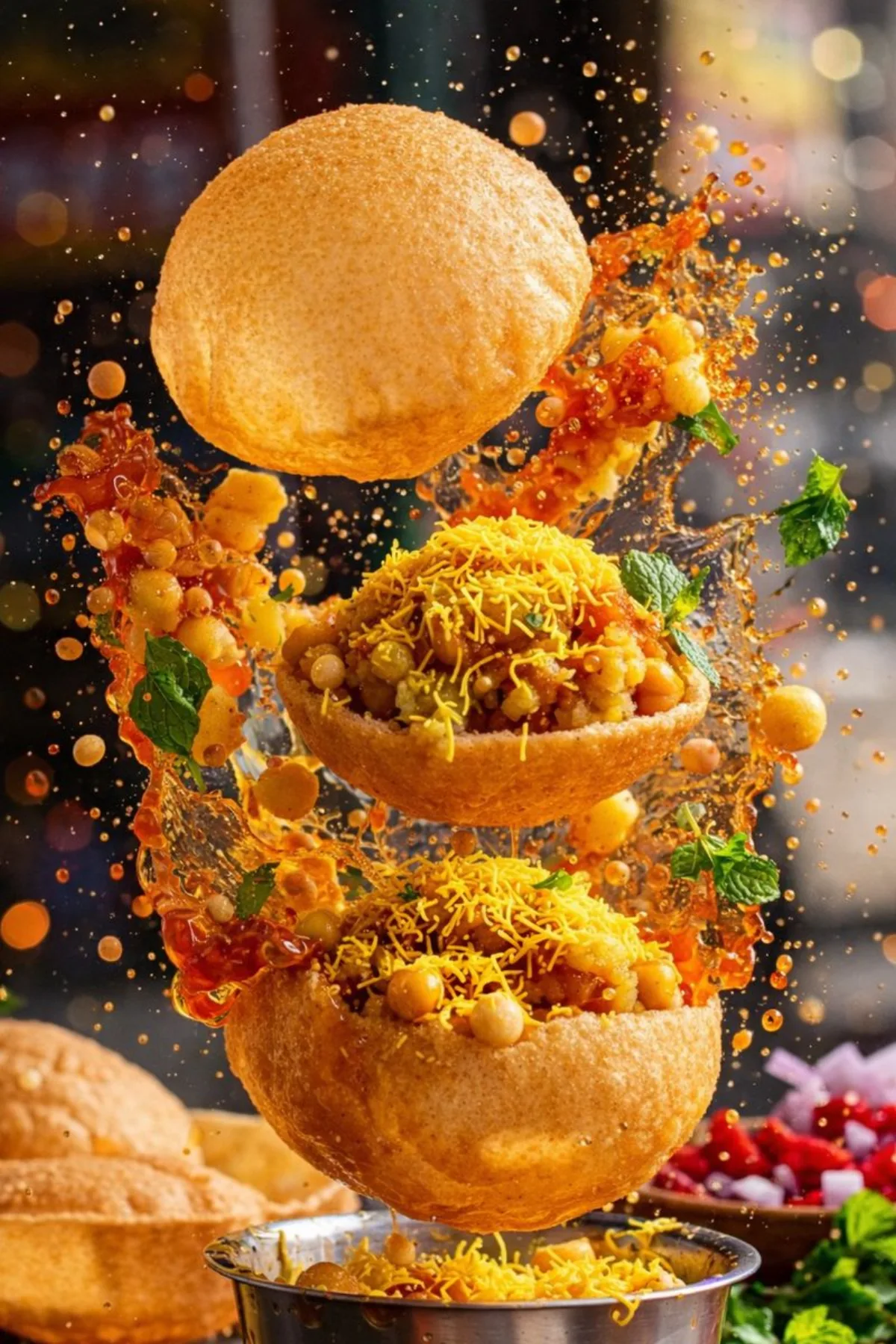 Floating Foods: Tacos, Skewers, and Sushi in a Microscopic World