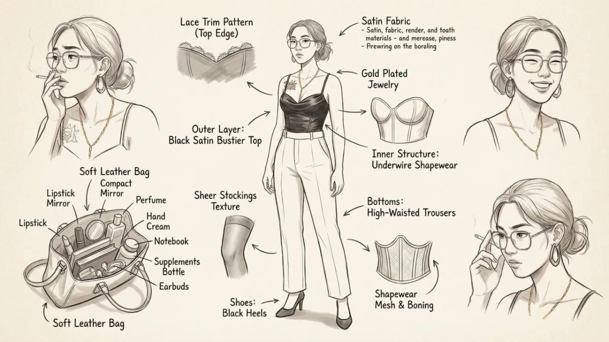 Hand Drawn Fashion Concept Breakdown