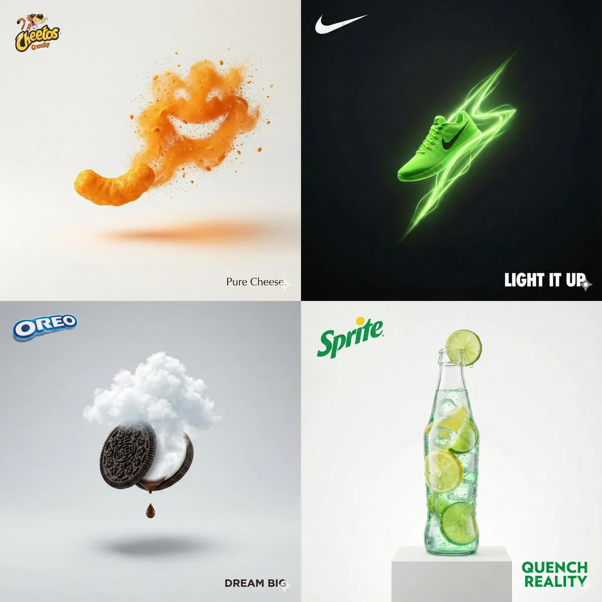 Surreal Minimalist High-End Print Advertisement