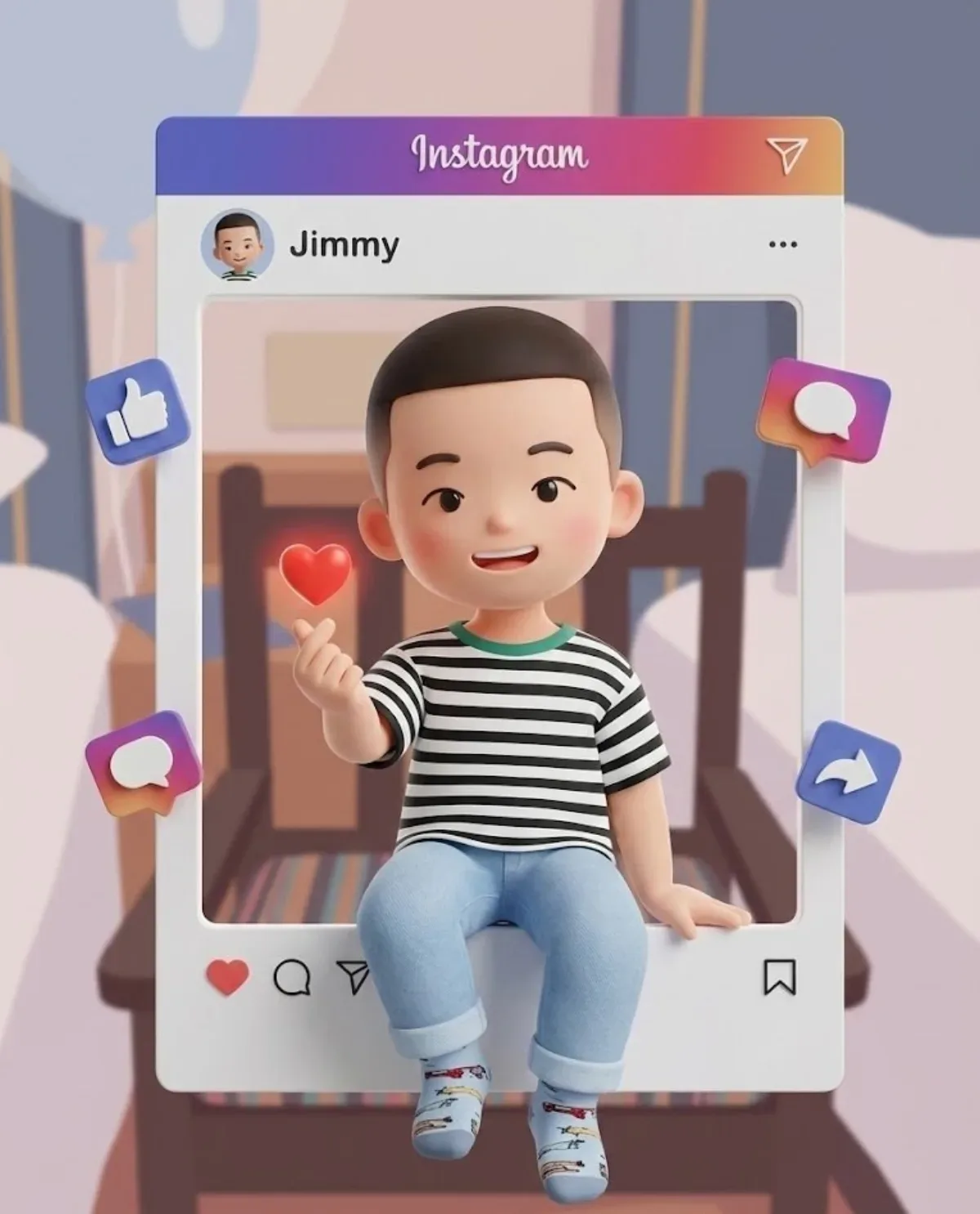 Q Character Instagram