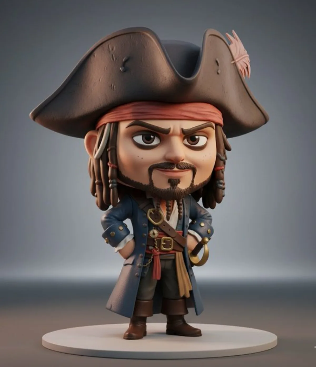 3D Collectible Chibi Character Figure