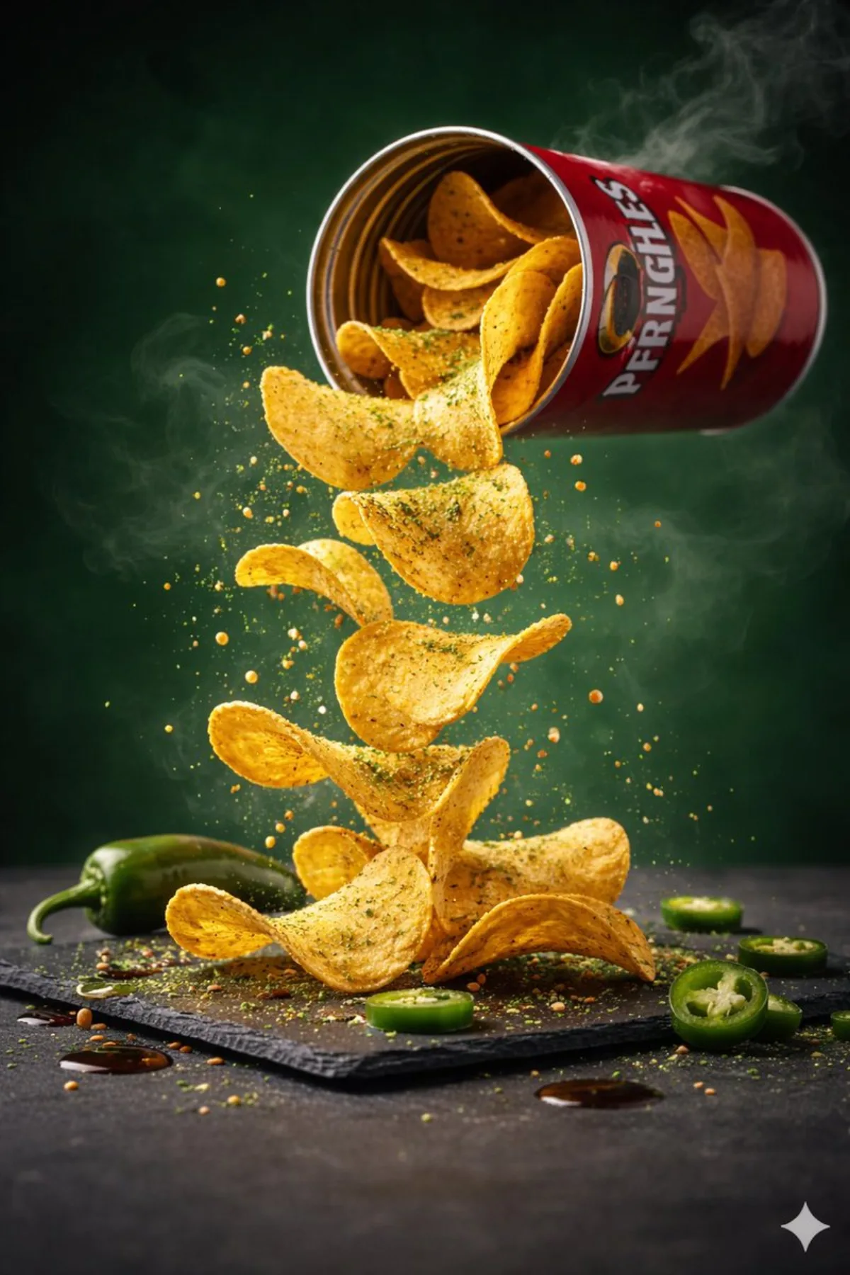 Crisp Golden Cascade