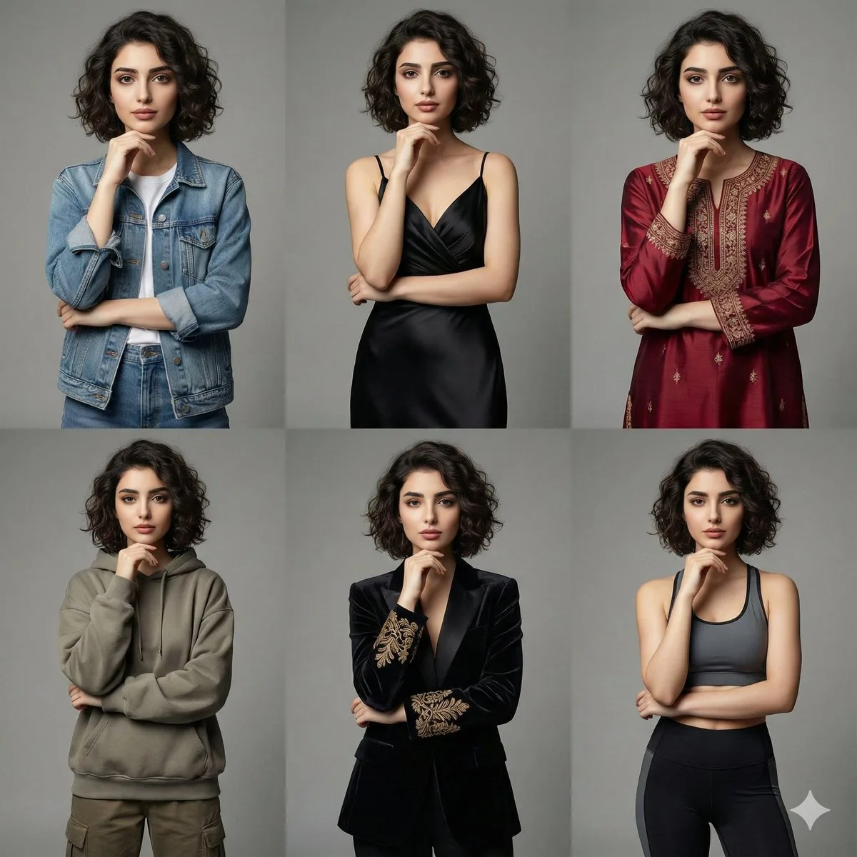 AI Fashion Transformation: Multiple Faces (Premium)