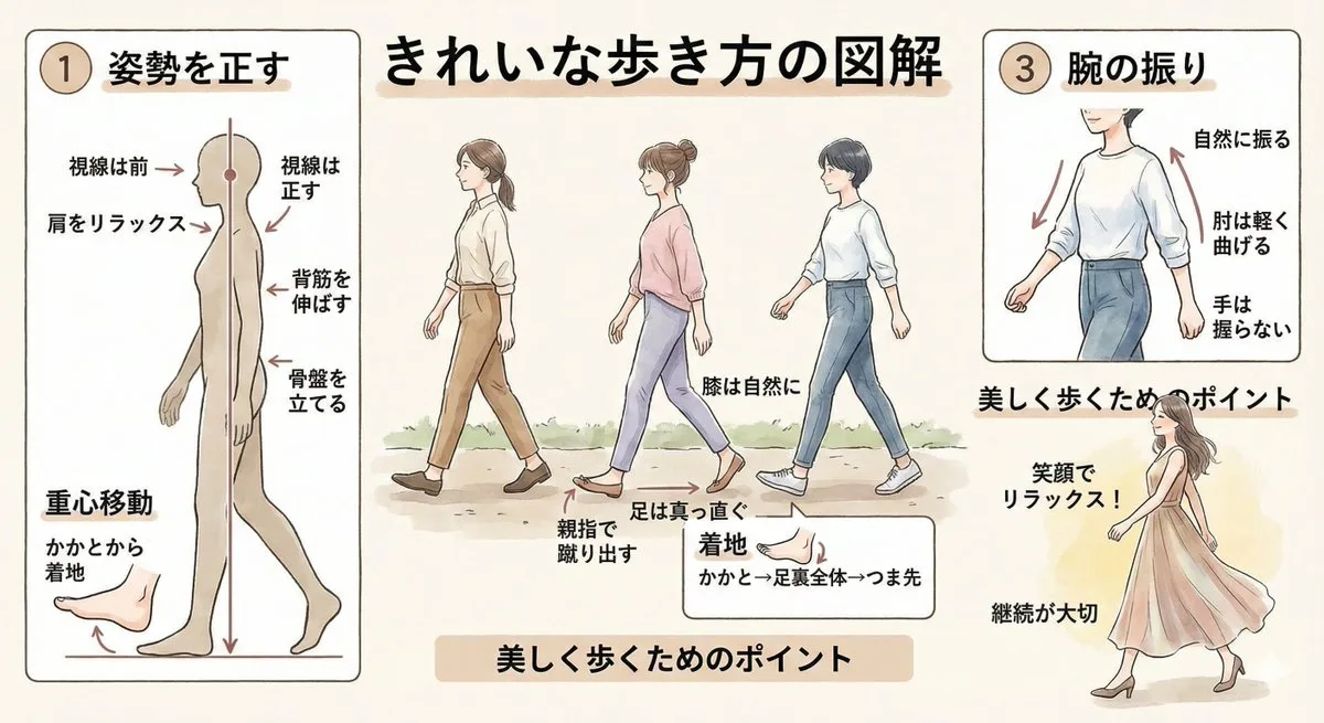 优美步态图
