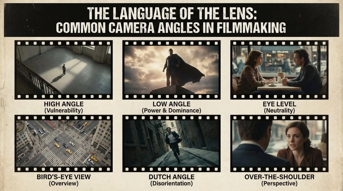 Camera angles in filmmaking poster