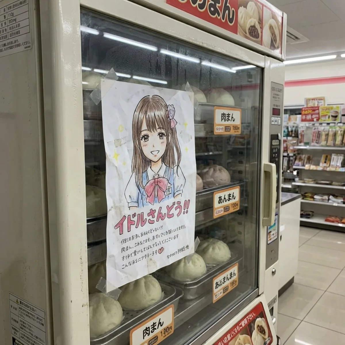 精修风手绘偶像传单蒸包机