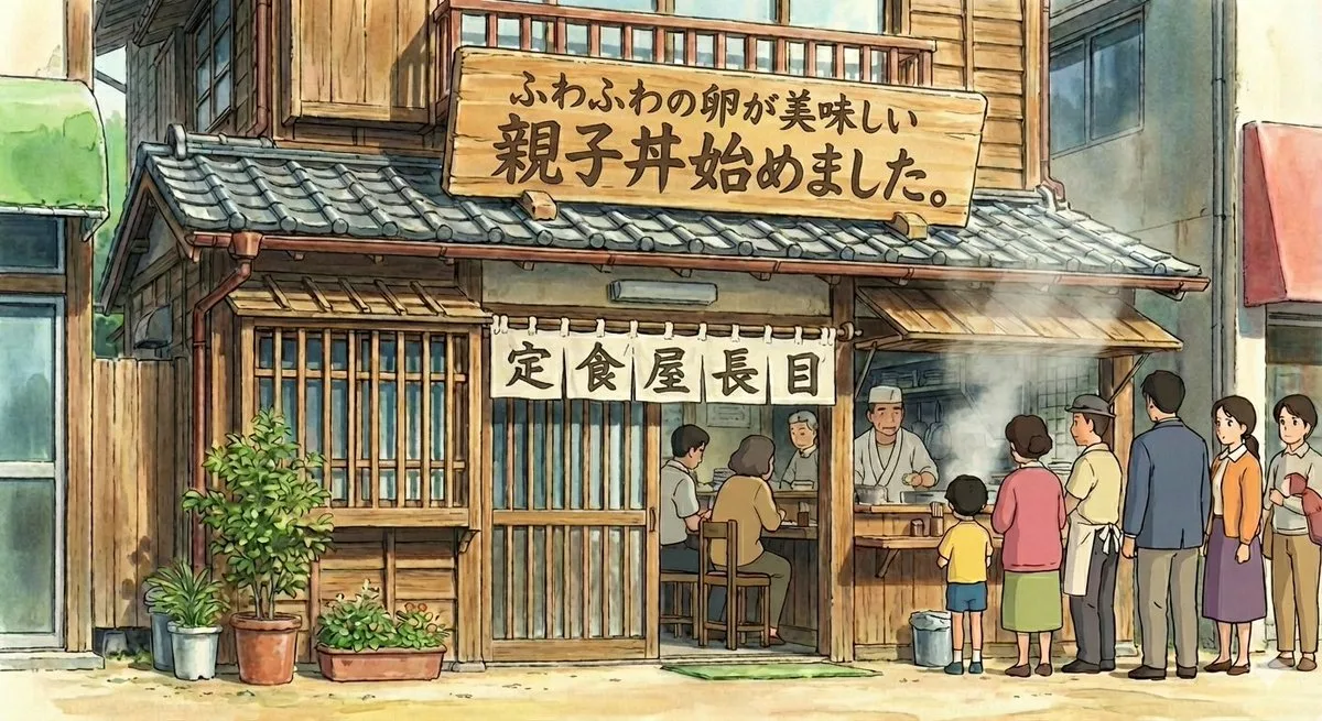 虚构餐厅亲子丼菜单 · 工作室级演绎