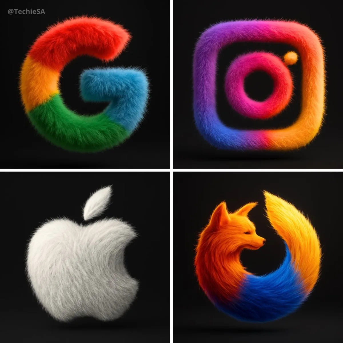 升级视角下的3D蓬松的物体