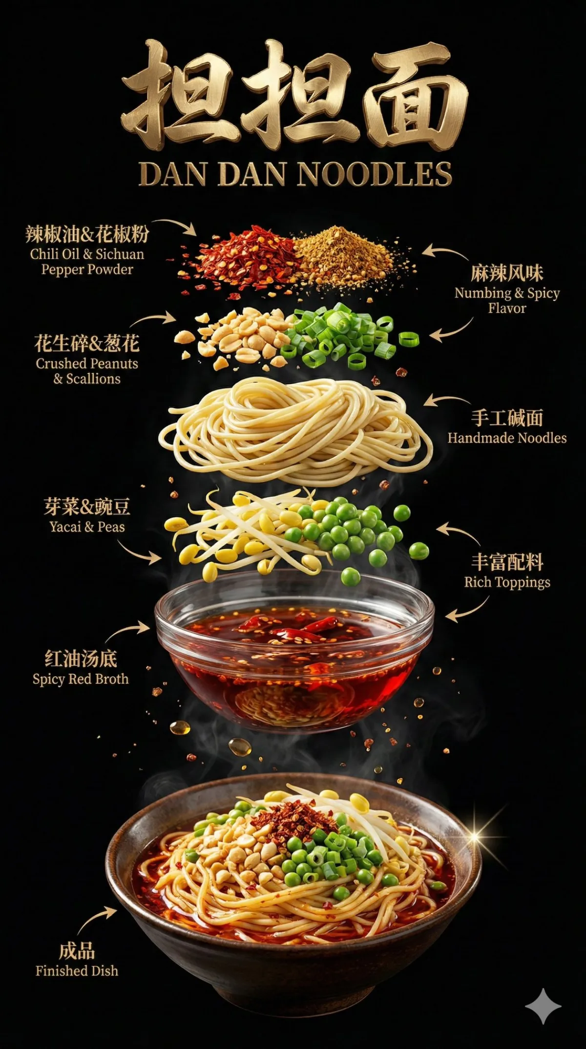 担担面高级海报（格调风格）