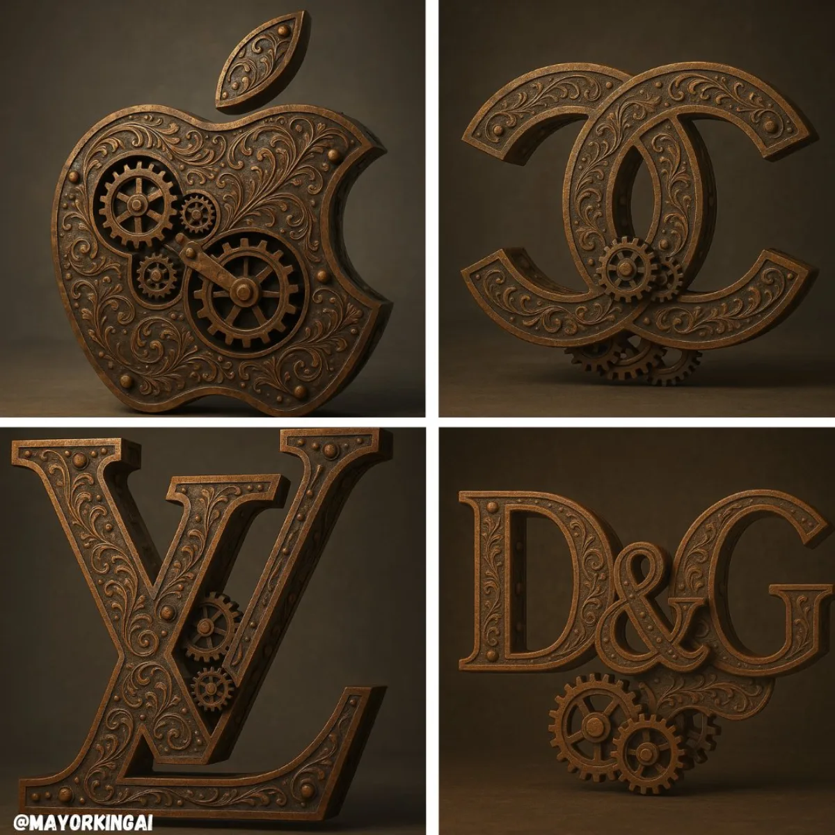 3D Steampunk Logo: A Premium Take