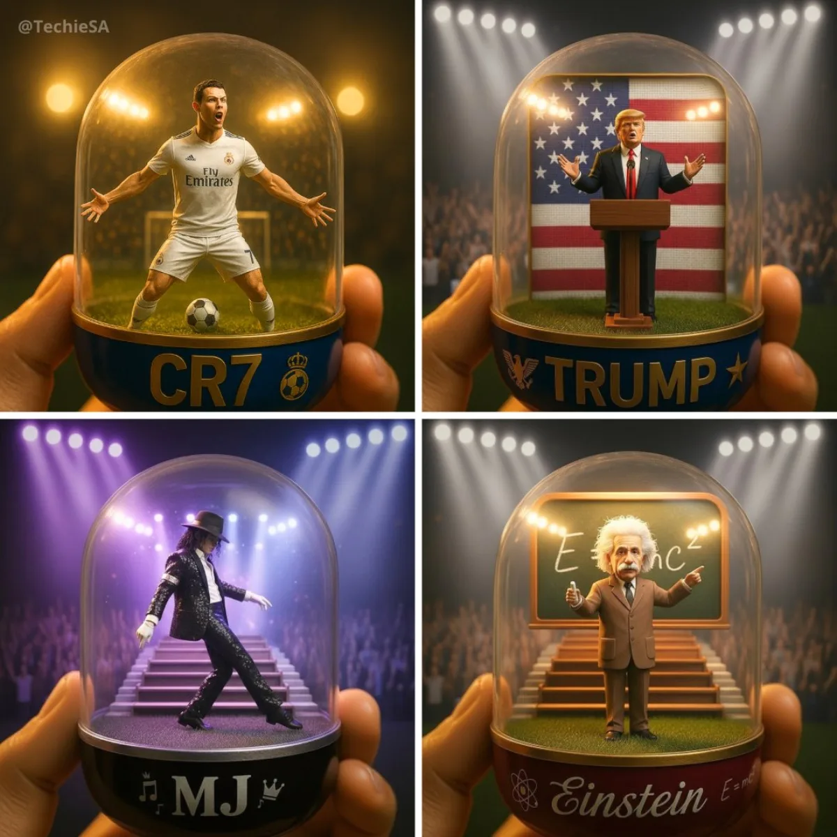 A Signature Transparent Gashapon Scene Model