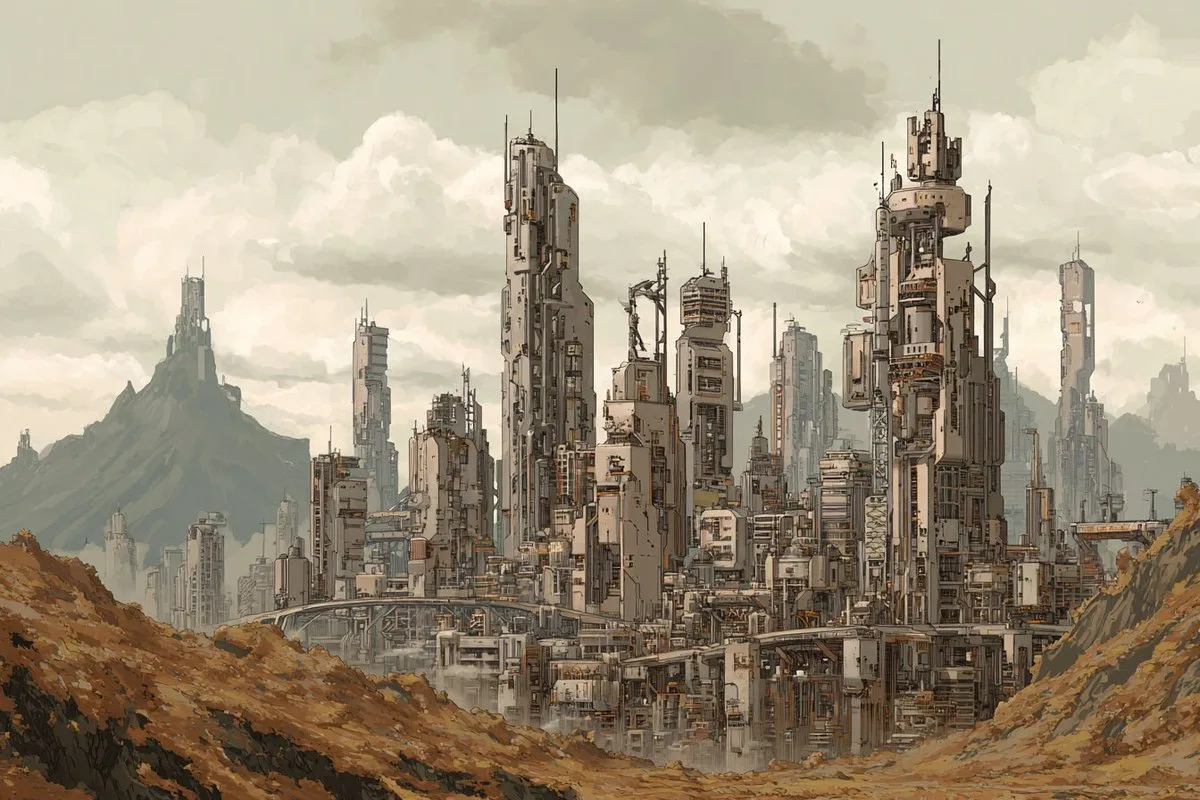 Techno Organic Cityscape