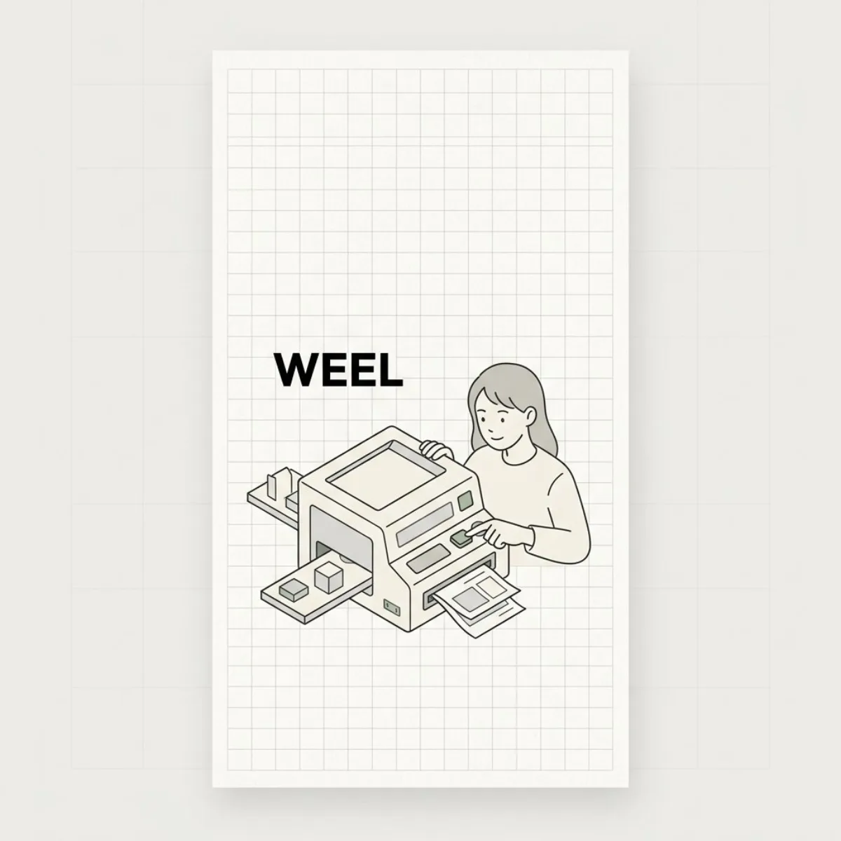 Japanese Minimal Editorial Smartphone Wallpaper Design