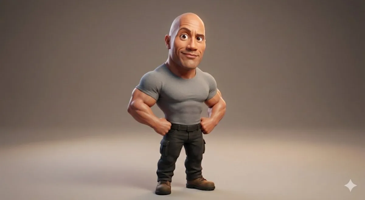 编辑级视角下的趣味3D名人漫像肖像