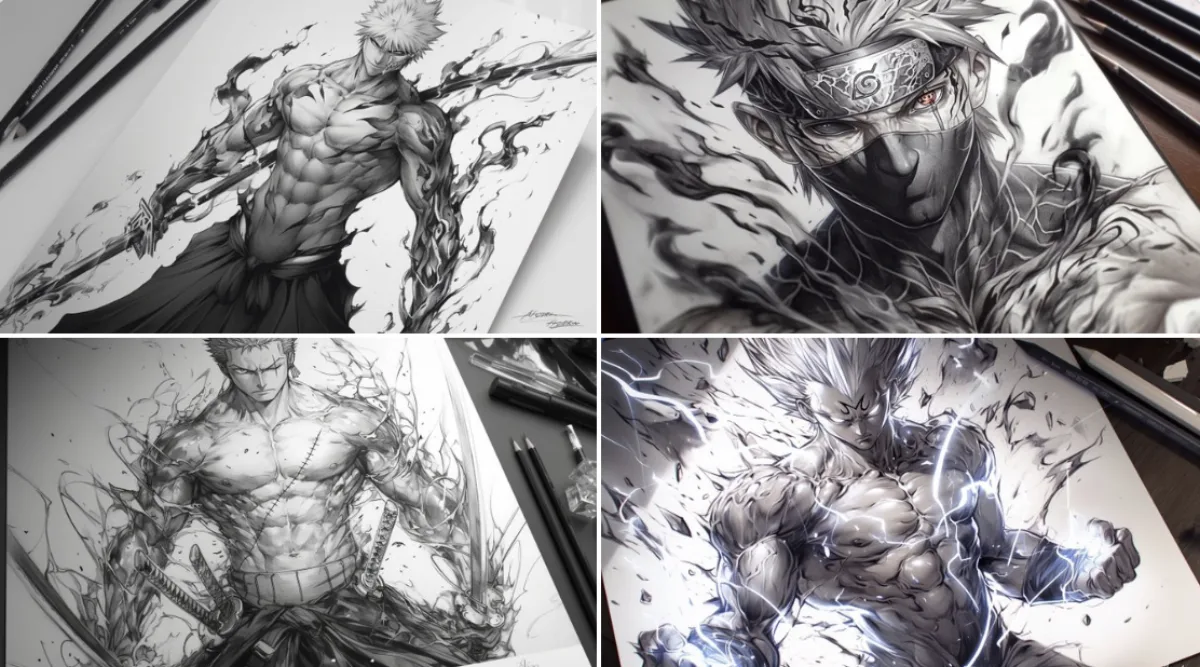 A Pencil Sketch - Hero Style