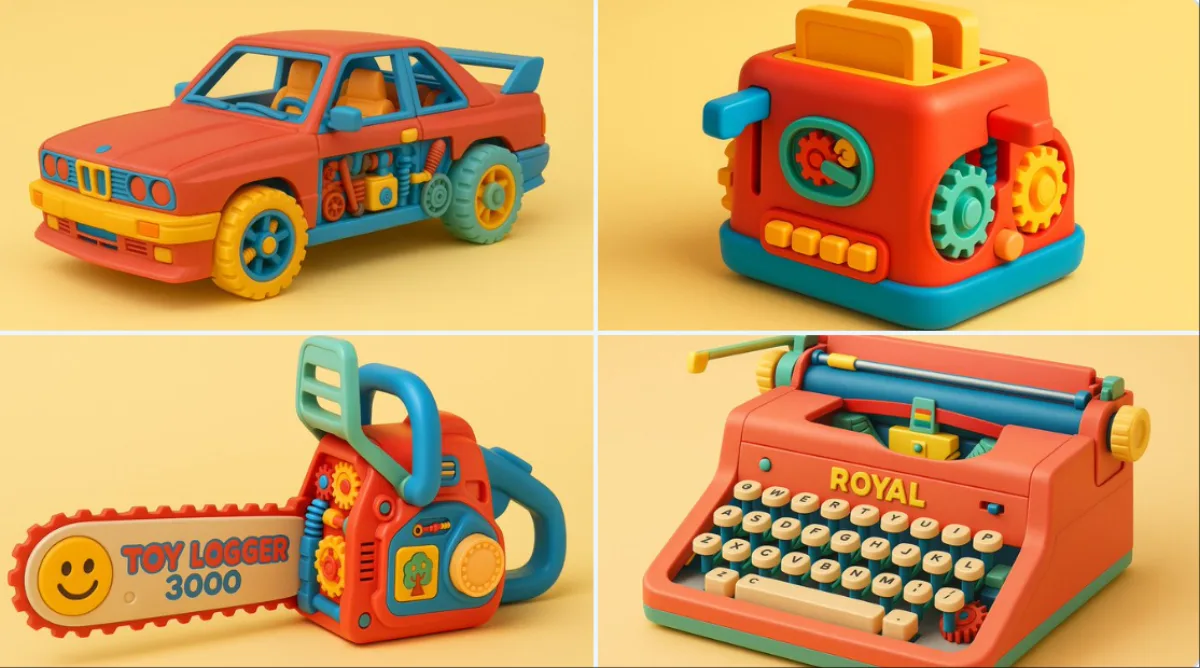 Custom Textured Retro Toys (Premium)