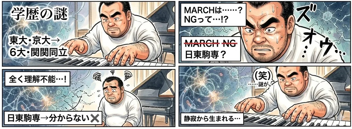 Academic Silence Manga Title (Modern)