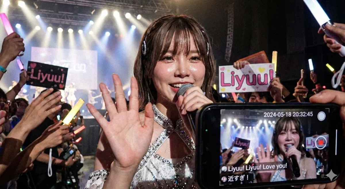 Liyuu演唱会近距离饭拍 · 精修演绎