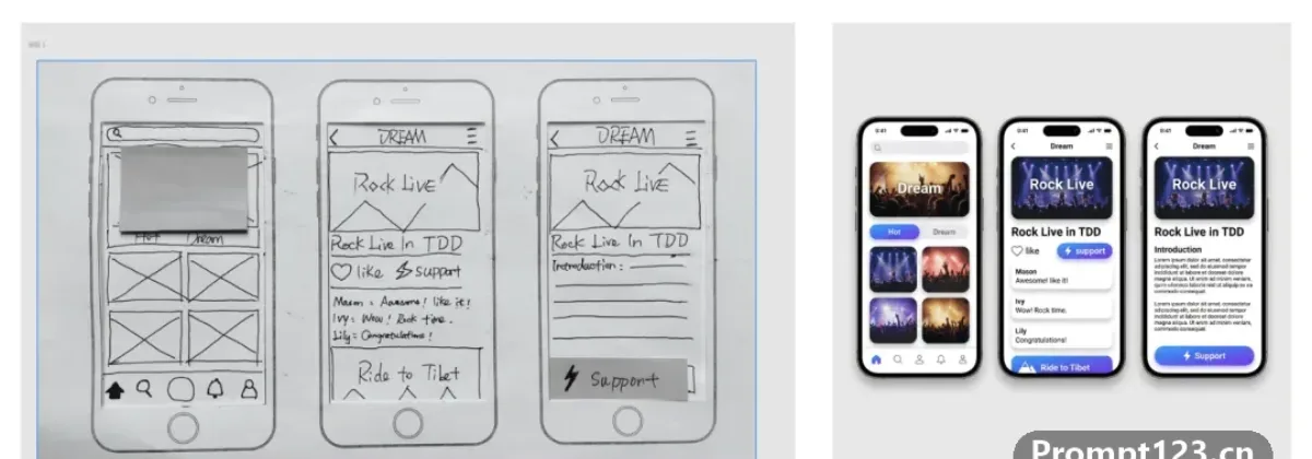 UI Hand Drawn