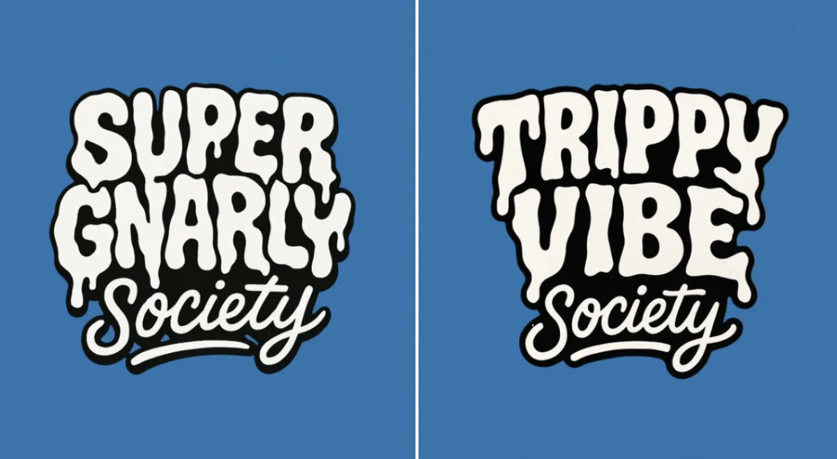 Cartoon Style Text Logo - Stylized Style