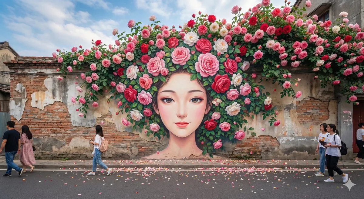 A Hero High-Impact Street Mural Photography