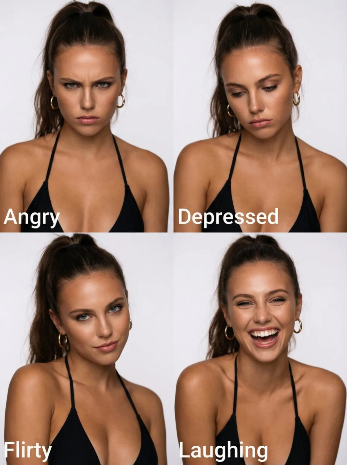 Stylized Emotional Quartet: Her Mood Today