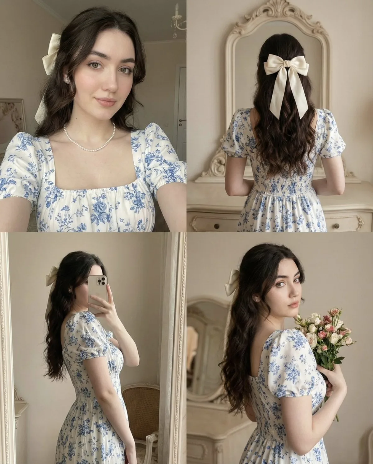 Vintage Romantic Portrait Collage: A Hero Take