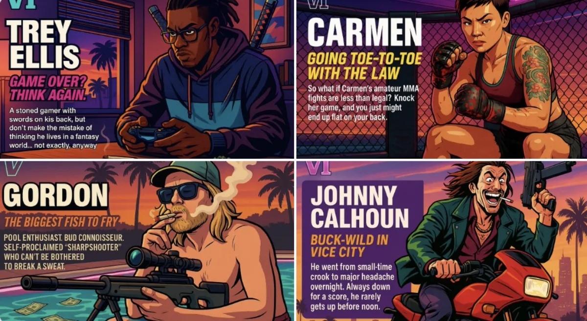 Create Your Own GTA Character: A Modern Take