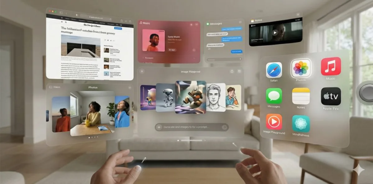 Apple vision ProAR世界