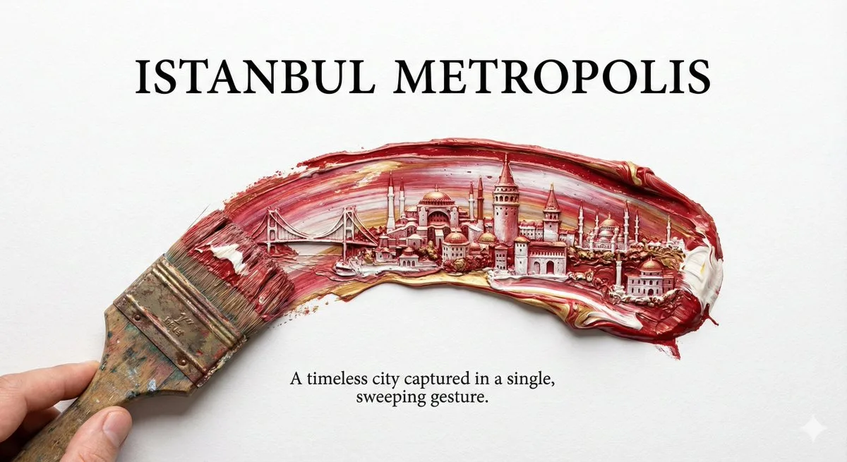 A Hero Istanbul Microcosm in a Single Stroke
