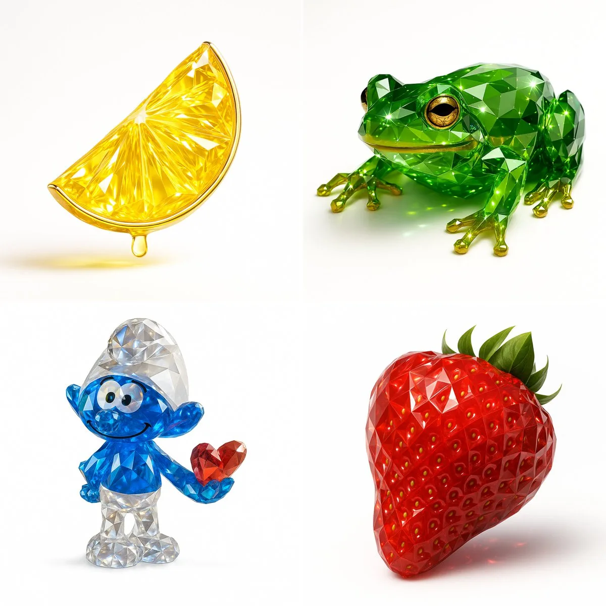 Rendered Gemstones