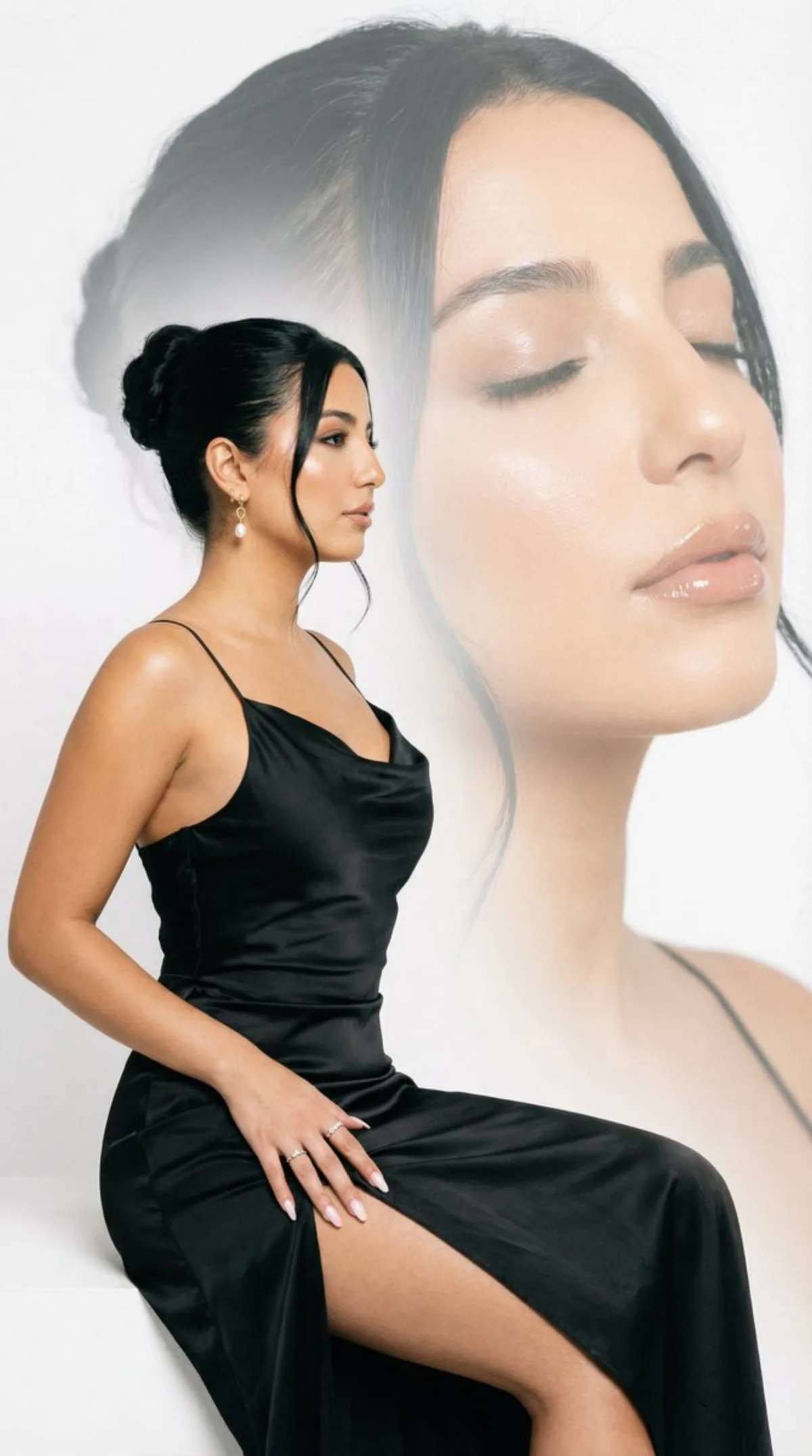 Double Exposure Fashion Editorial