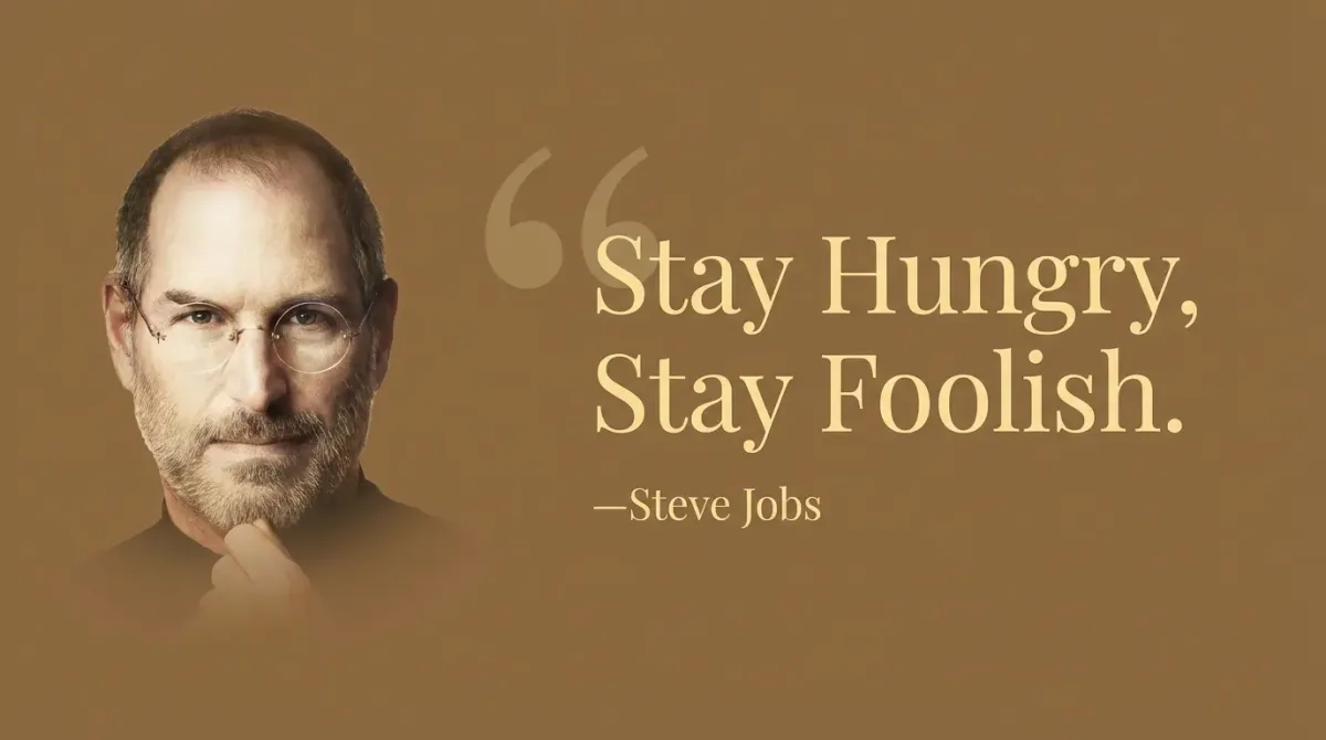 Quote Card with Famous Person Portrait - Refined Style