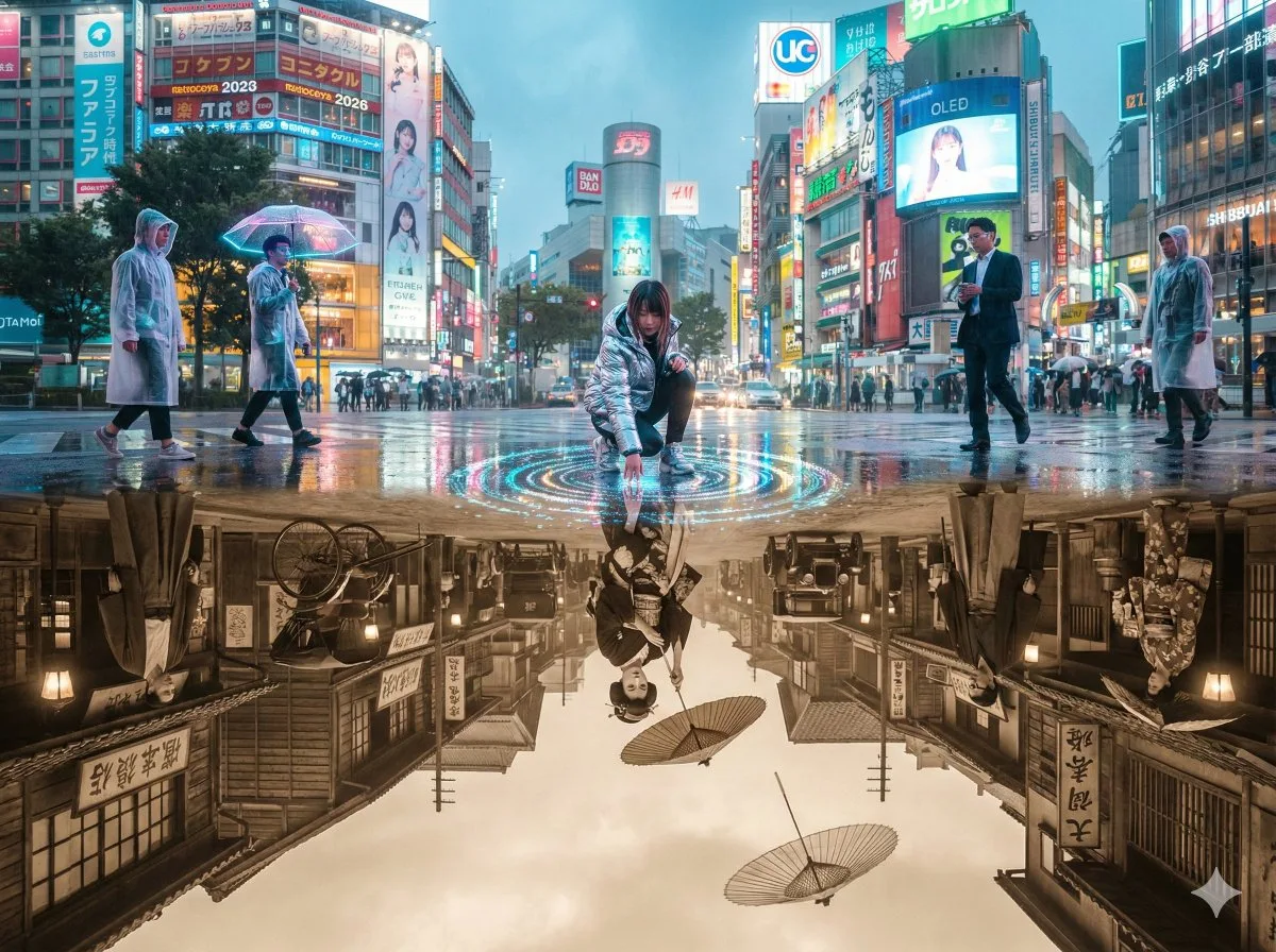 涩谷十字路口：2026与1926的倒影