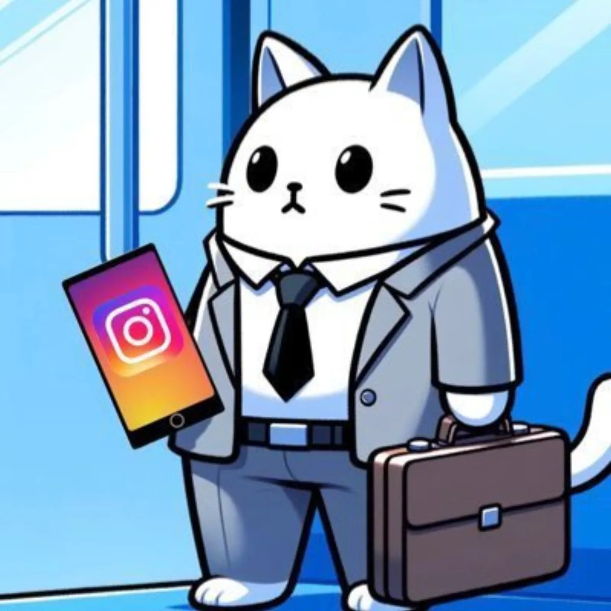 Template prompt for LINE stickers with a character
