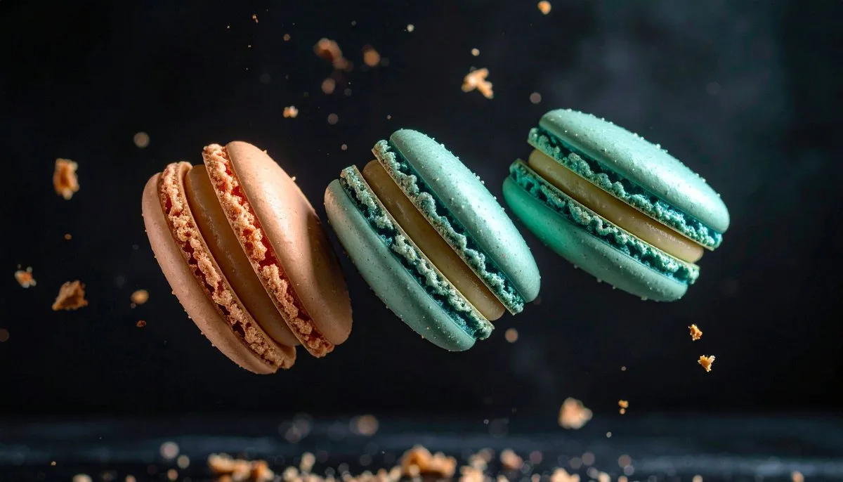 Professional Studio Photography of Floating Food
