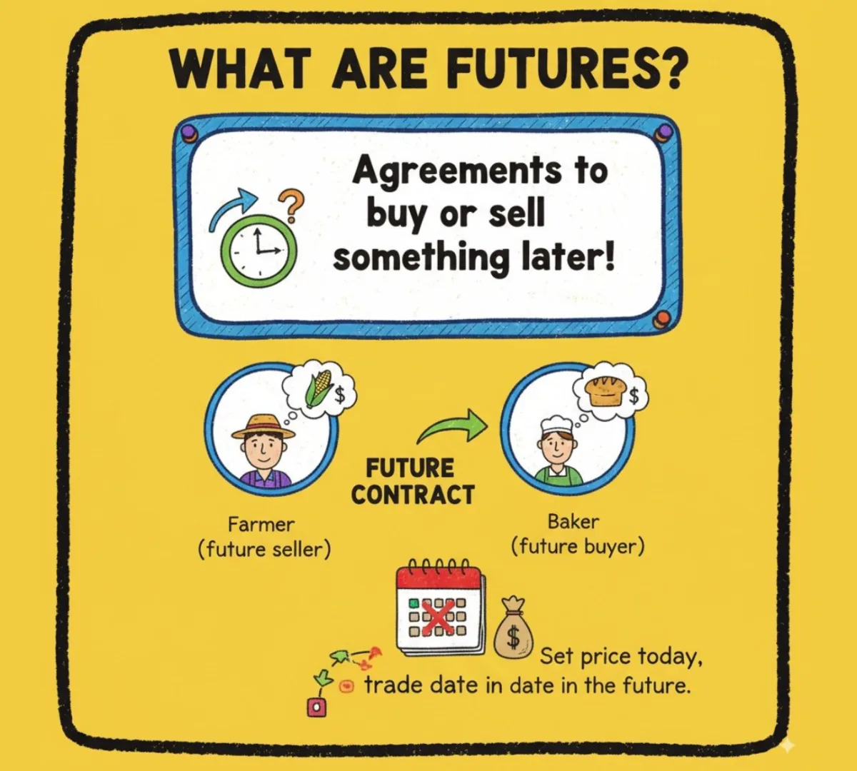 Doodle Style Futures Concept For Middle School