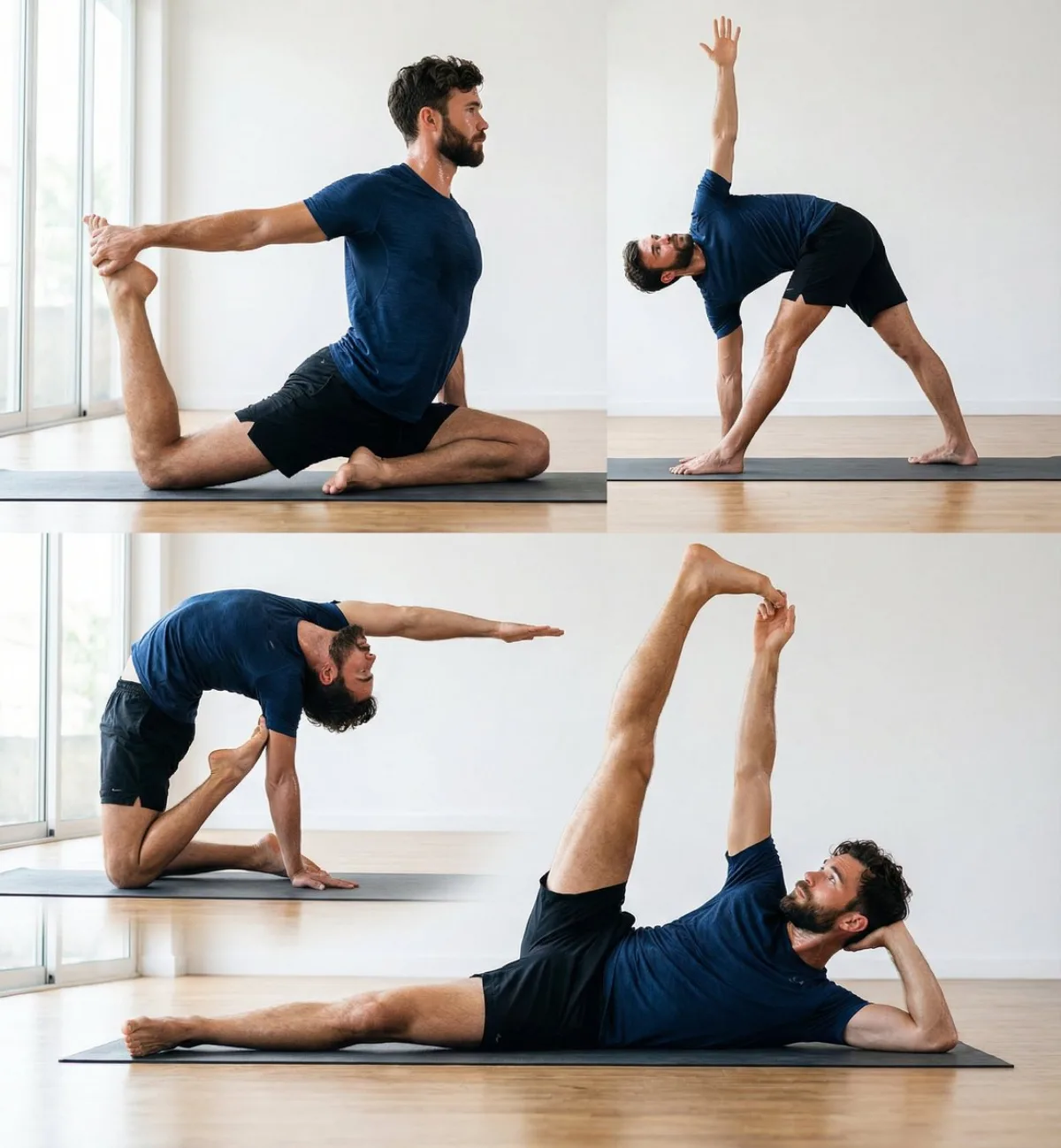 Fitness pose transfer prompt: A Signature Take