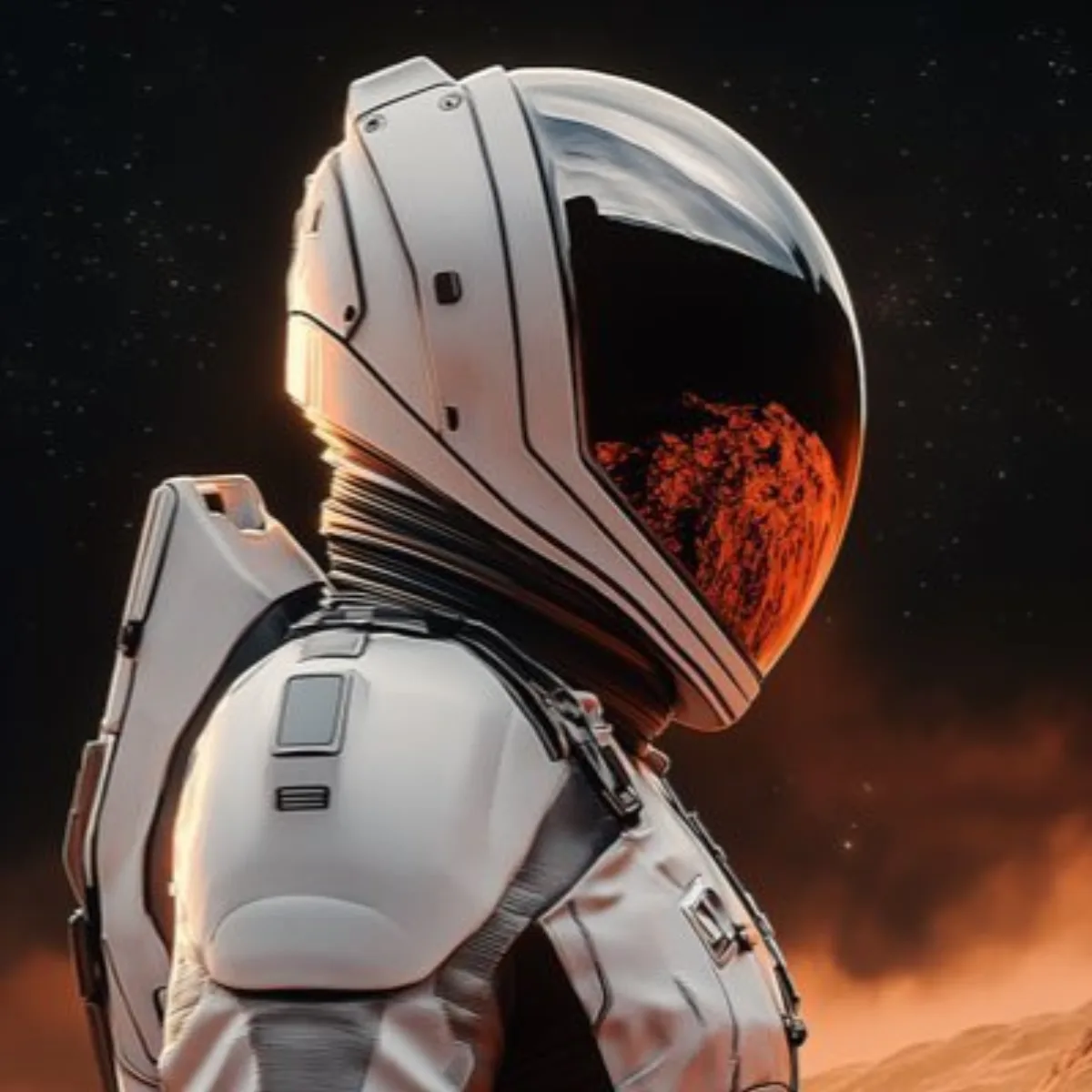 Astronaut in a park prompt