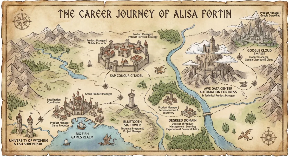 Career Journey Map Visualization