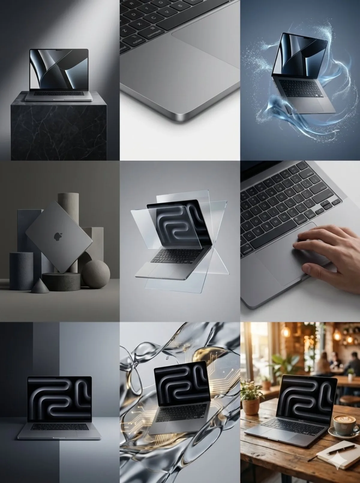 MacBook Pro 高端视觉概念（升级风格）