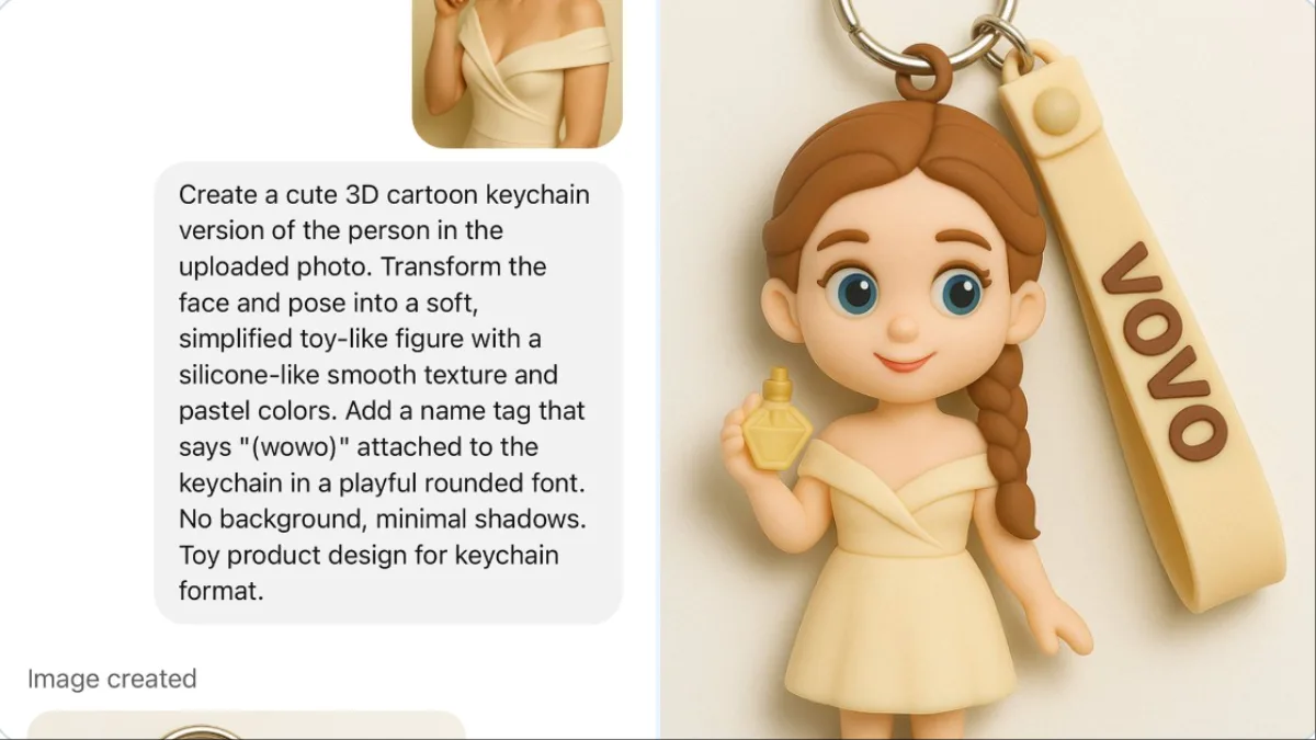 匠心视角下的3D卡通钥匙扣