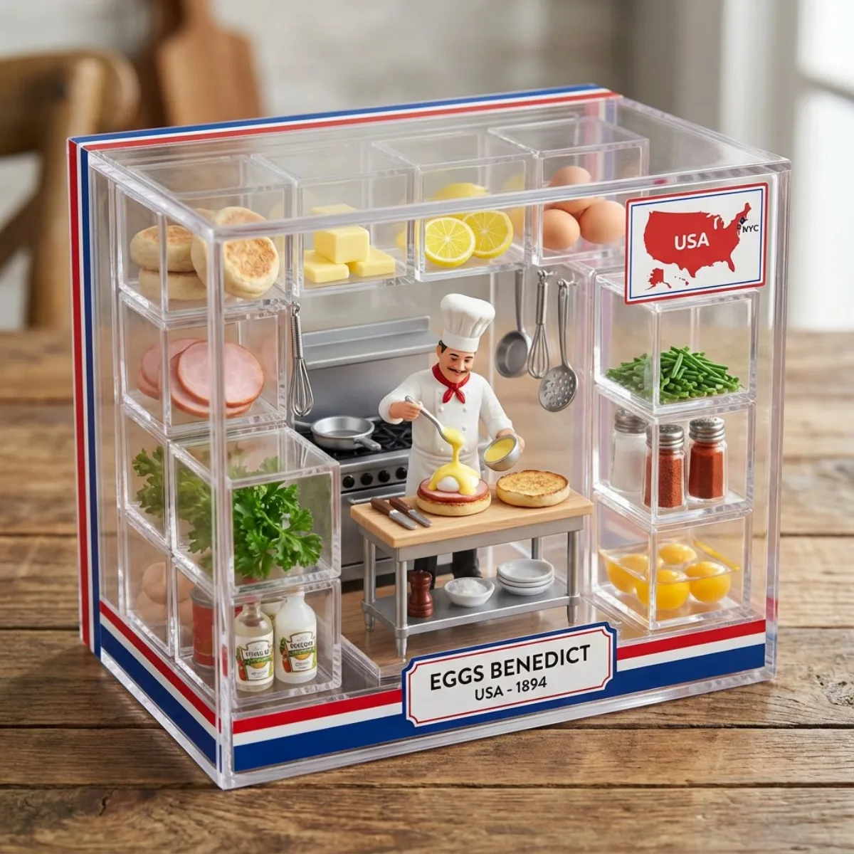 Miniature Eggs Benedict Kitchen