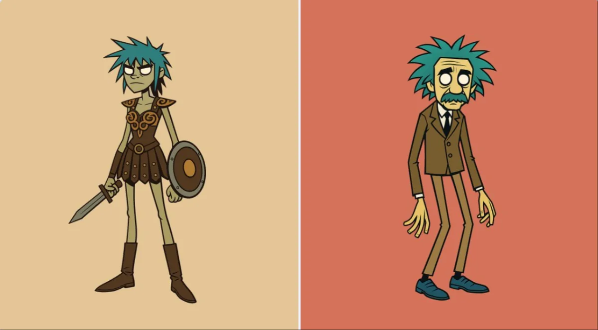 Gorillaz Style Characters - Hero Style