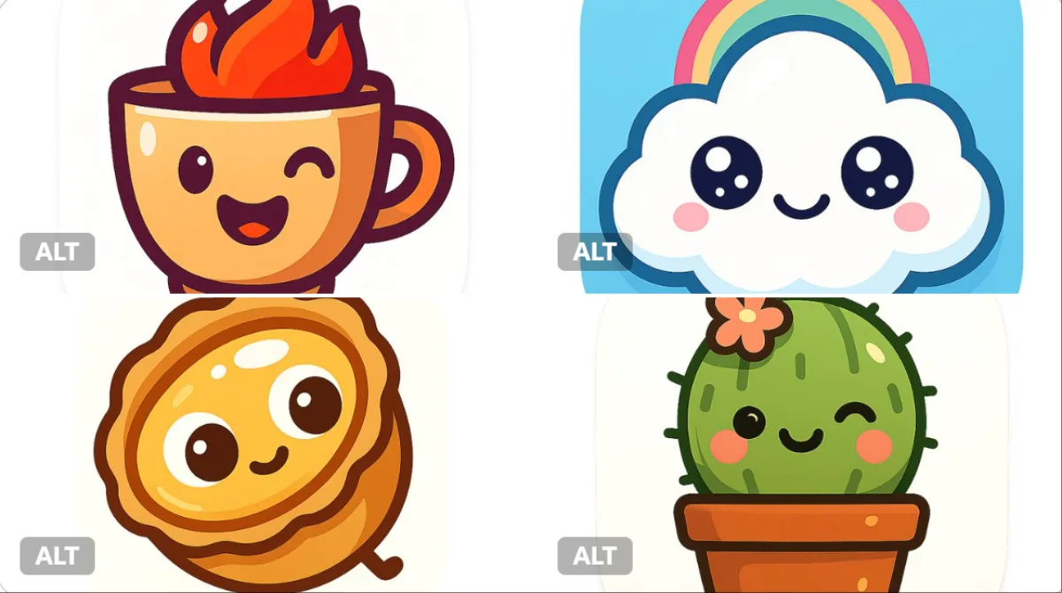 俏皮现代的应用程序图标设计：主图诠释