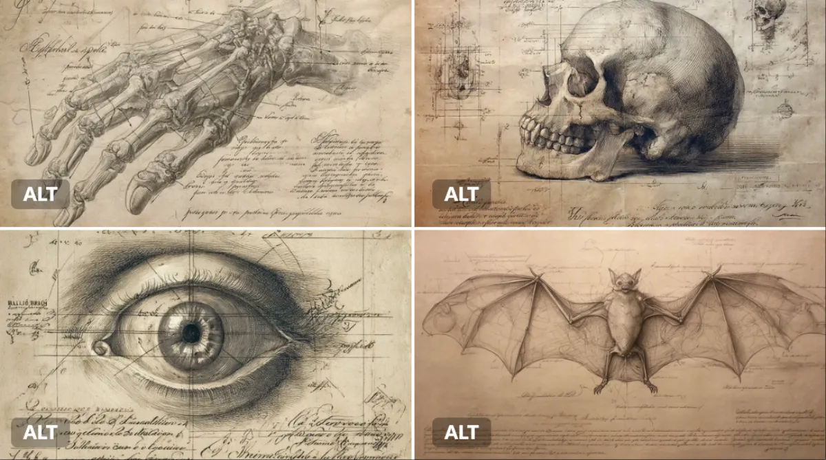 Renaissance Anatomical Studies - Hero Style