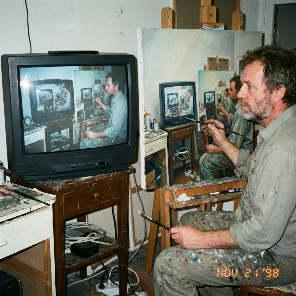 1998年递归艺术家绘画
