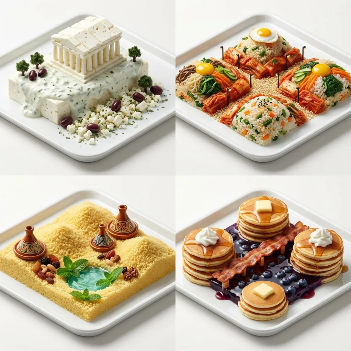 Miniature World Cuisine Landscapes