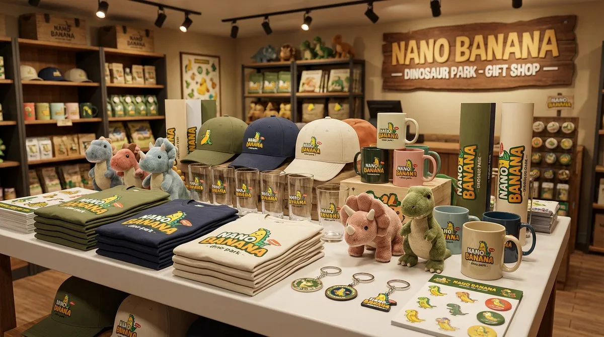 升级视角下的恐龙公园礼品店商品陈列